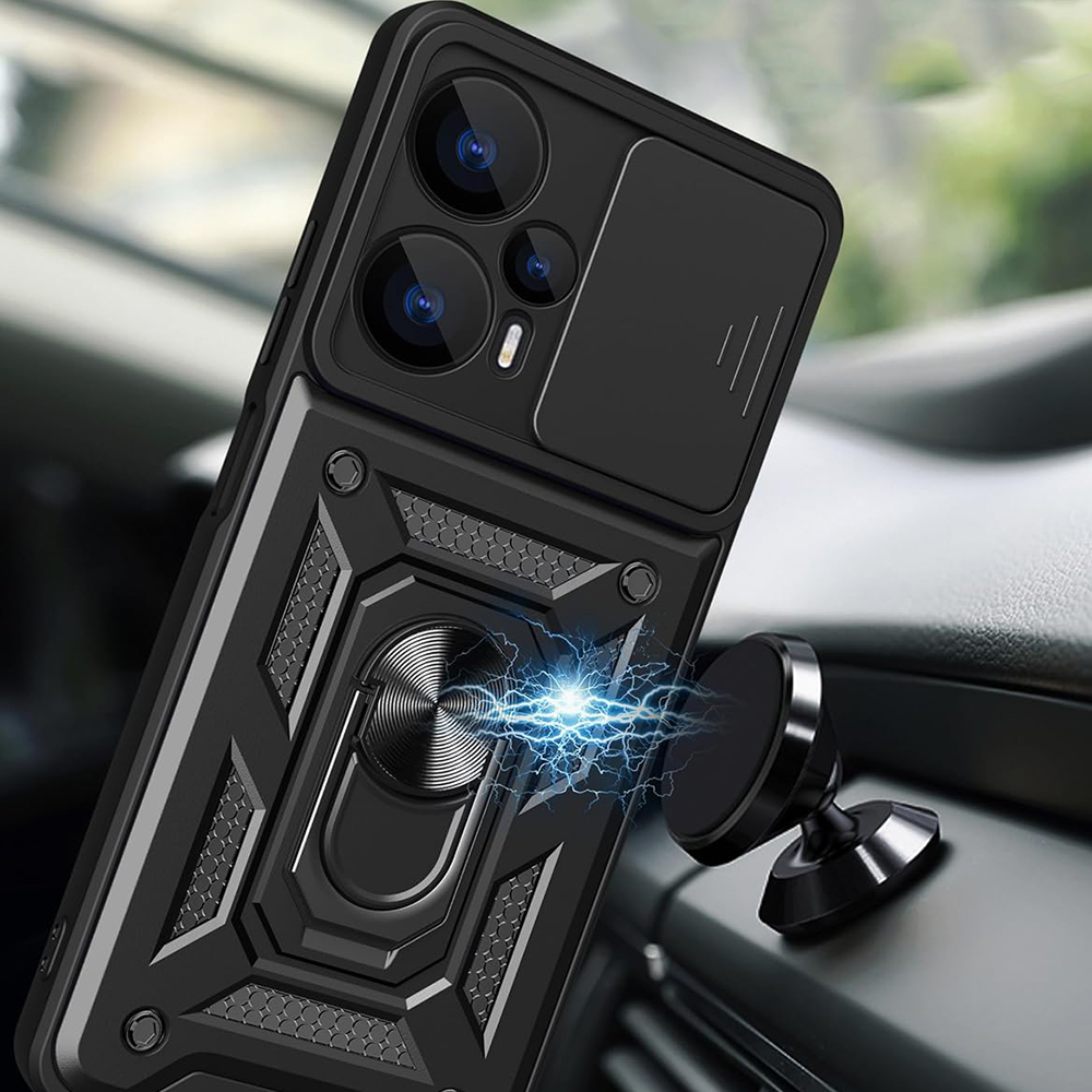 Techsuit suojakuori CamGuard Realme GT 6/GT 6T - musta