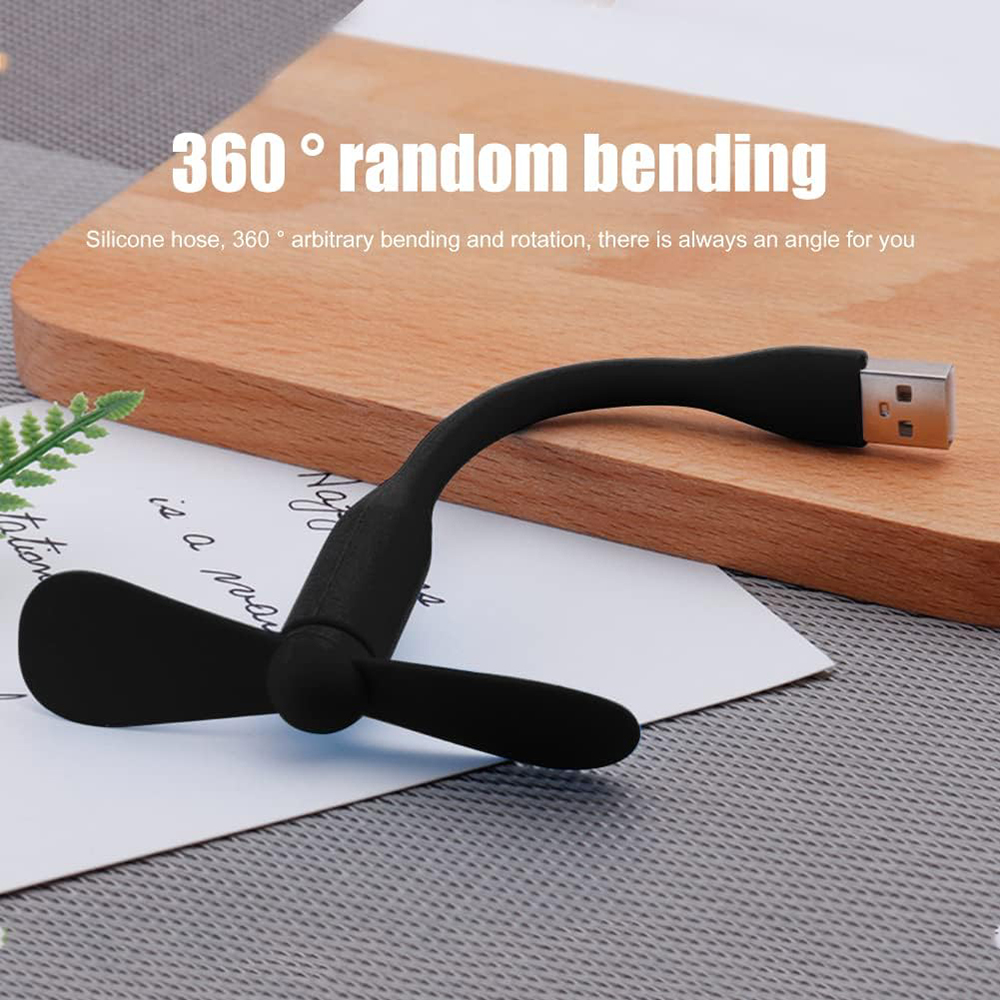 Mini USB-tuulettaja (TUF1) - 5V - Musta