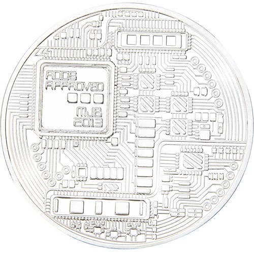 Keräilykolikko Bitcoin - Hopeoitu / Kulta
