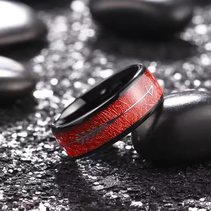 Sormus Arrow - Punainen / 59mm