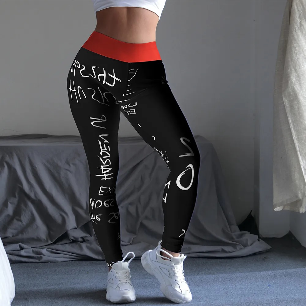 Naisten leggingsit IM-24872 - Musta / XL
