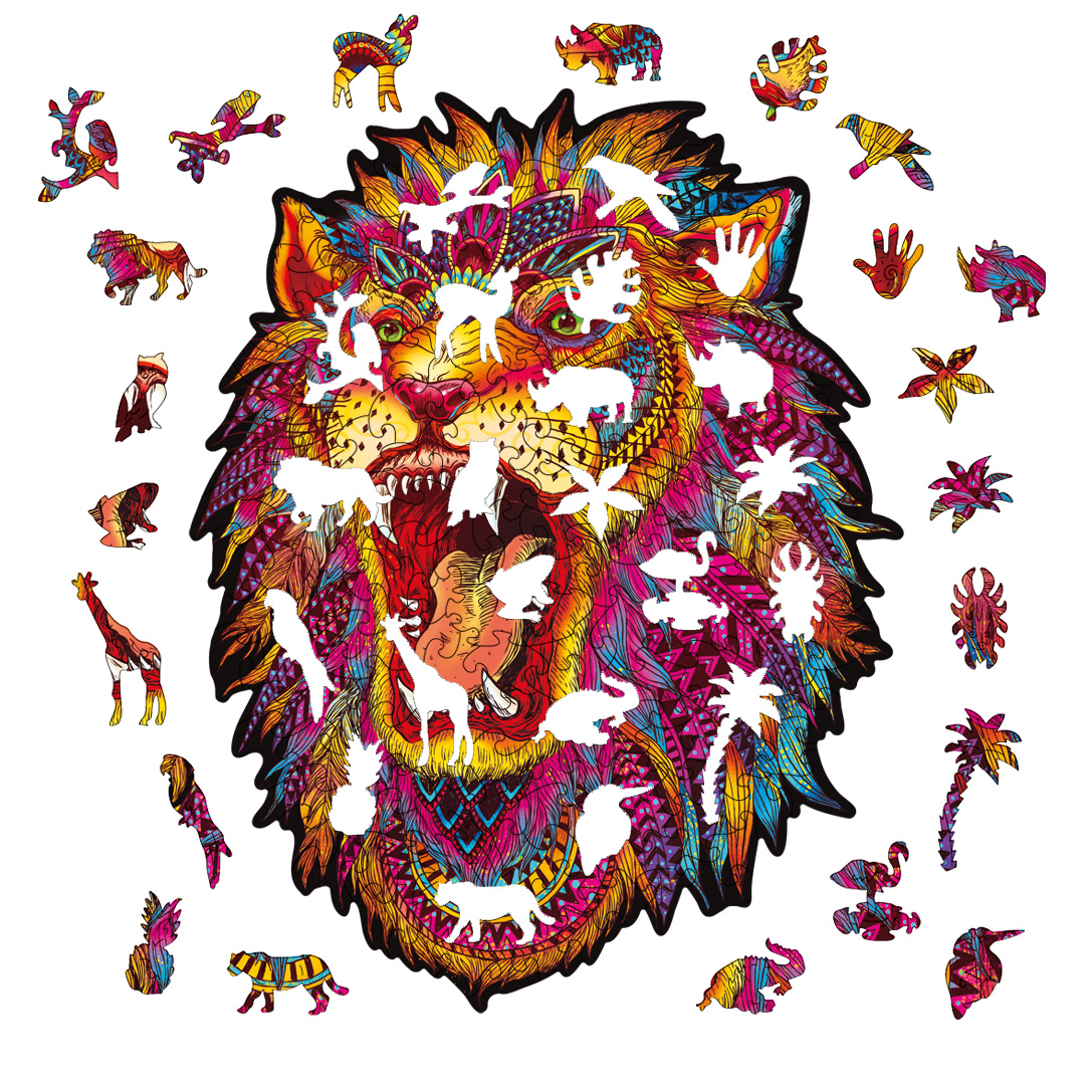 Puinen palapeli - Leon / L