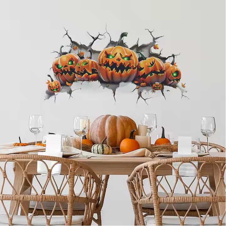 Seinätarra / Tapetti Pumpkins / Tyyppi2