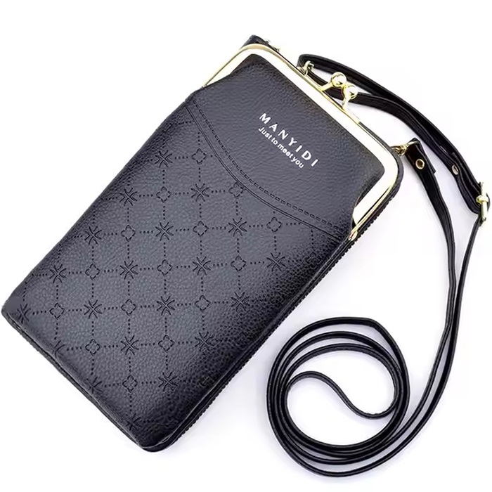 Crossbody-lompakko UR-35781 - Vaaleanpunainen