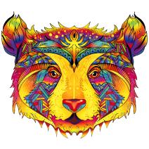 Puinen palapeli - Color Bear / M